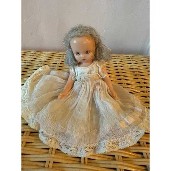 Vintage 40's Plastic Nancy Ann Story Book Doll AS IS TLC 5" - Picture 15 of 15